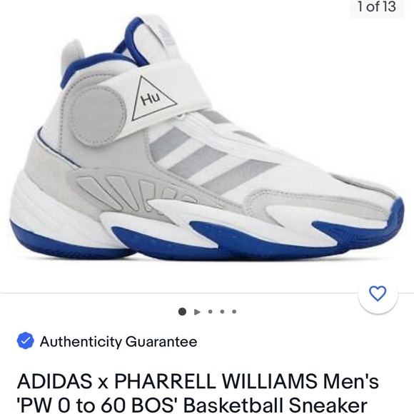 adidas Other - Adidas crazy Byw Hu Pharrell Williams Men’s Size 7.5